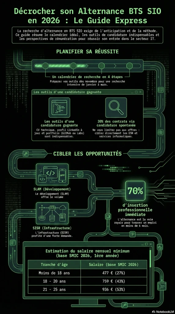 trouver une alternance pour son BTS SIO